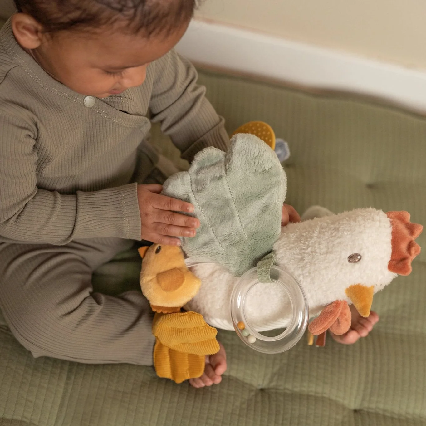 Soft Activity Chicken Plush Toy - Image 8